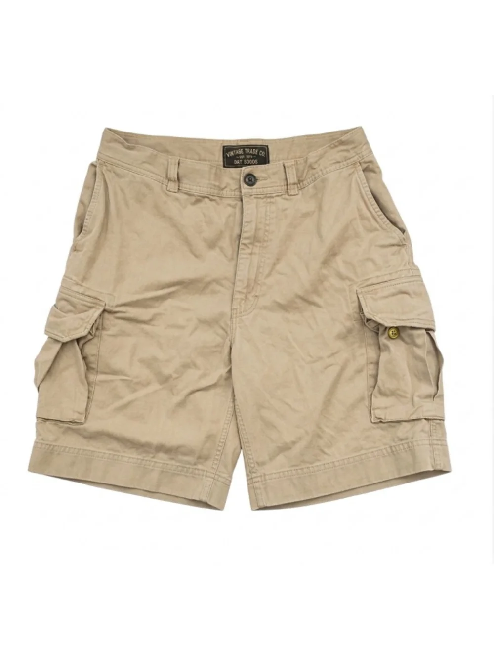 Vintage Polo By Ralph Lauren 67 Chino Shorts Cargo Tan Mens Size 36